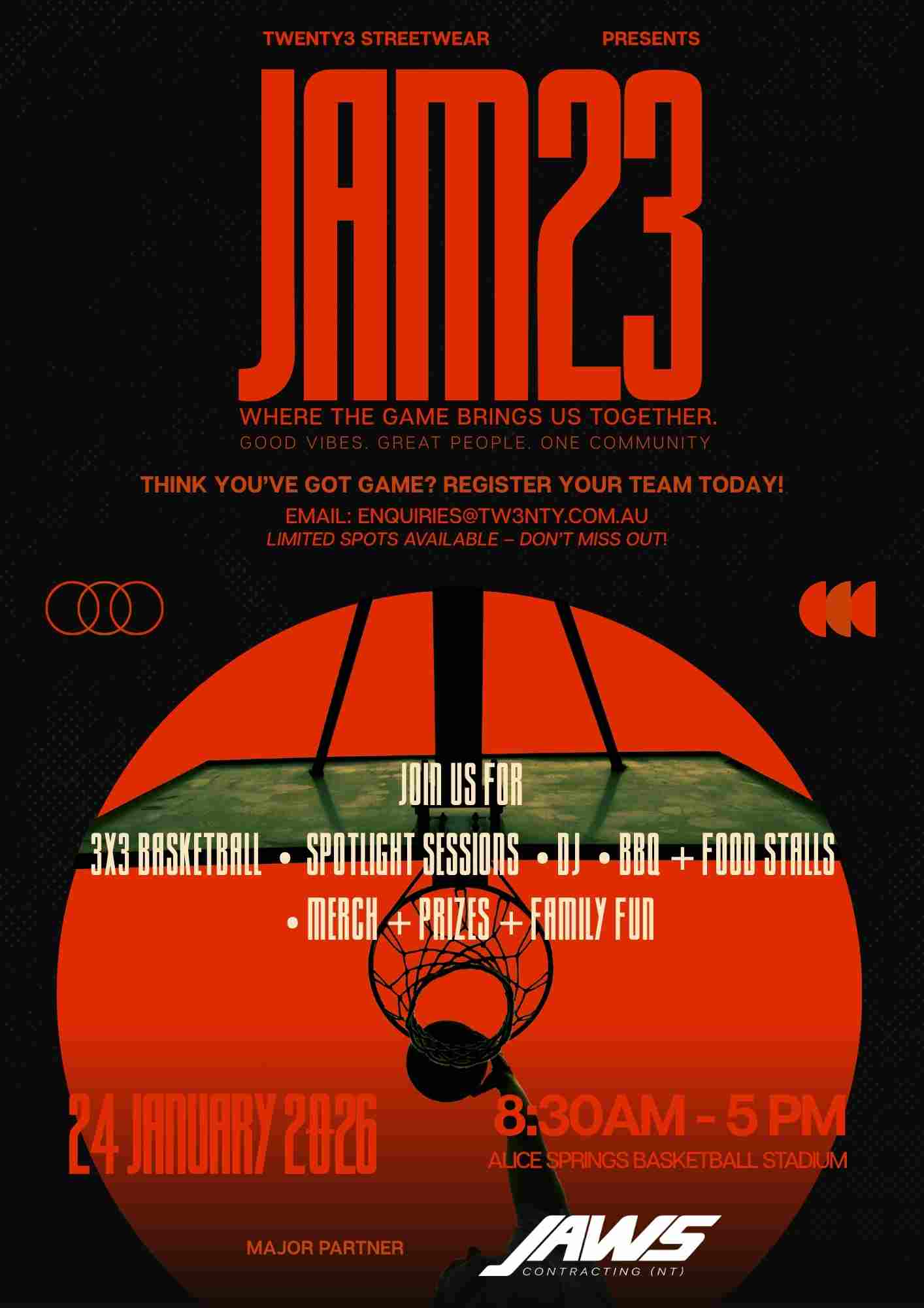 JAM23 Team Registrations